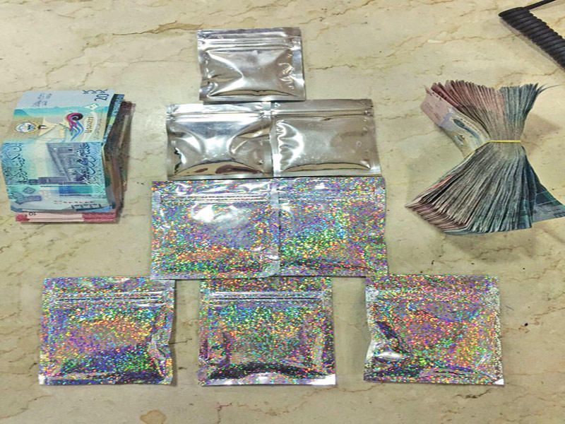 المخدرات المضبوطة