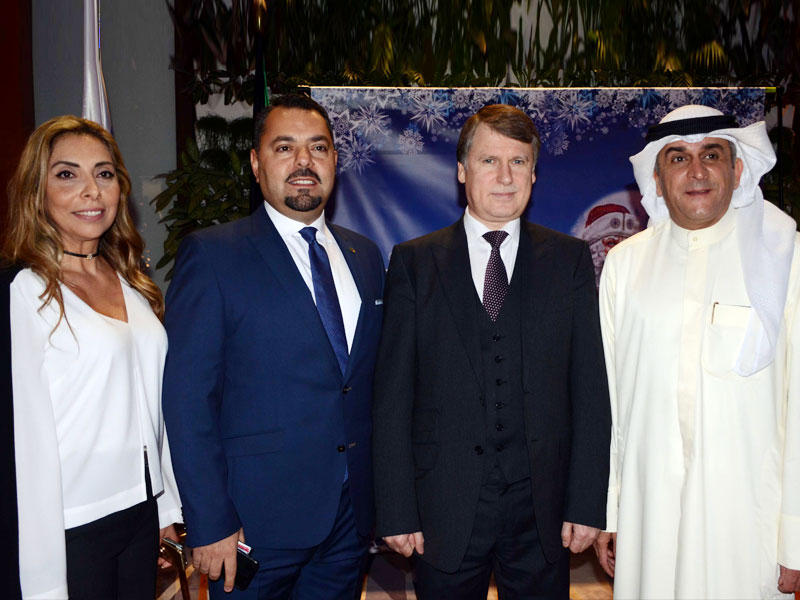 السفير الروسي سولوماتين وعدد من الضيوفn