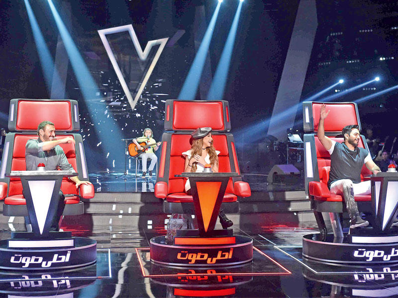 كاظم الساهر ونانسي عجرم وتامر حسني 