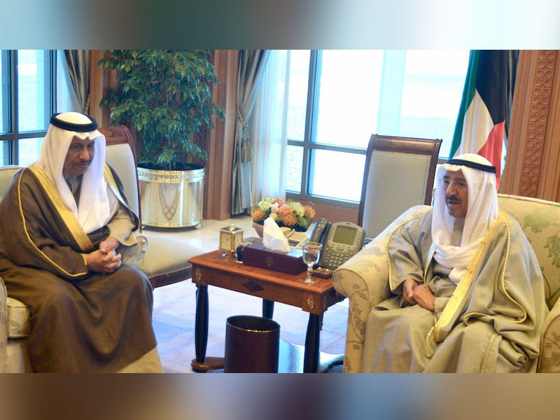 الأمير مستقبلاً المبارك أمس