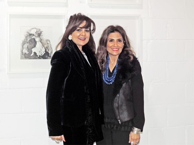 سهيلة النجدي ومريم الصانع