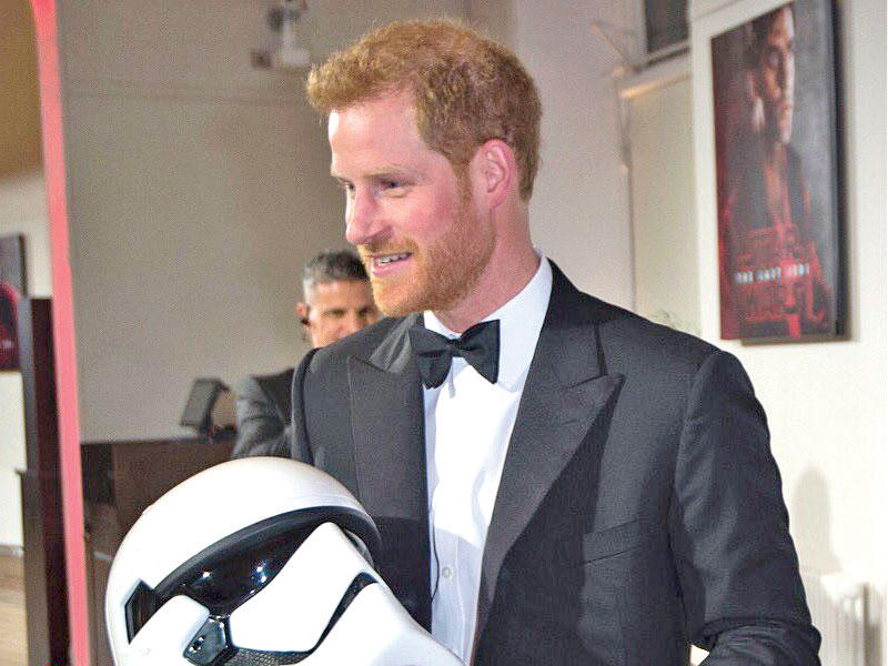 الأمير هاري في حفل الافتتاح