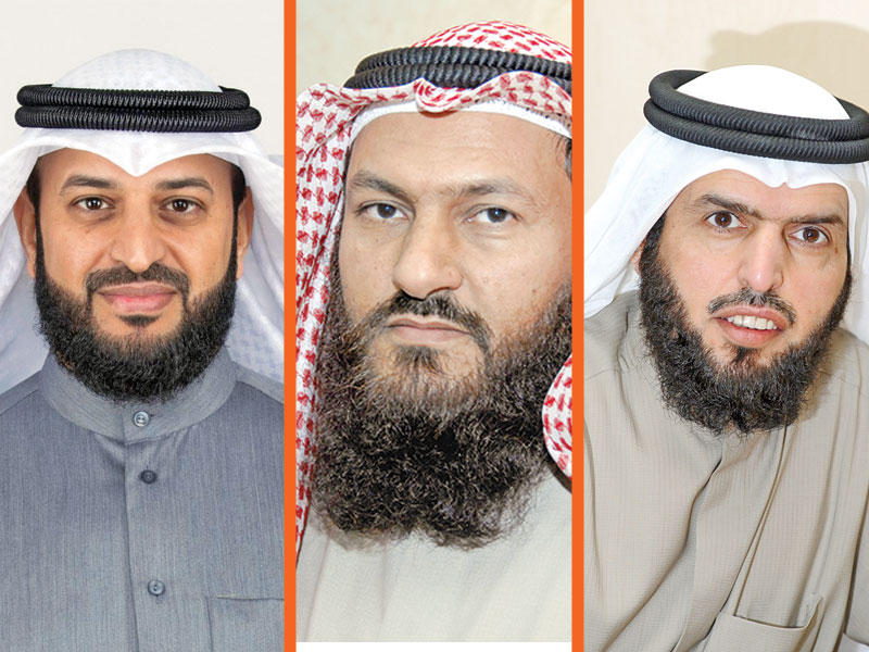 عادل الدمخي و محمد هايف و عبدالله فهاد