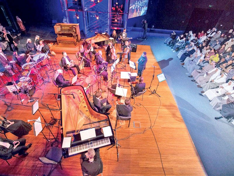 جانب من الأمسية 