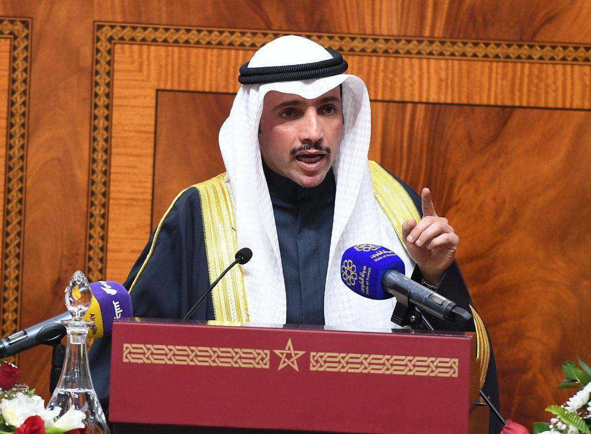 الغانم في كلمته خلال القمة الطارئة