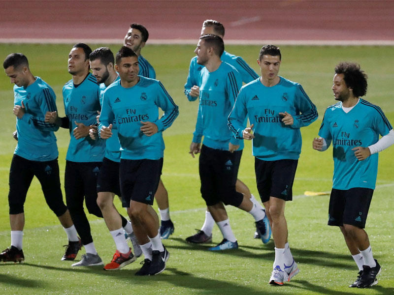 جانب من تدريبات ريال مدريد