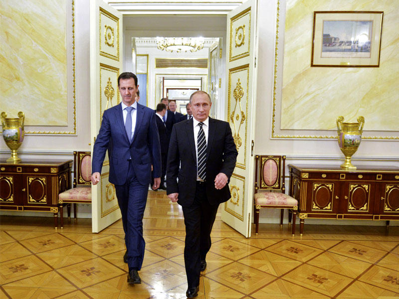 فلاديمير بوتين وبشار الأسدn