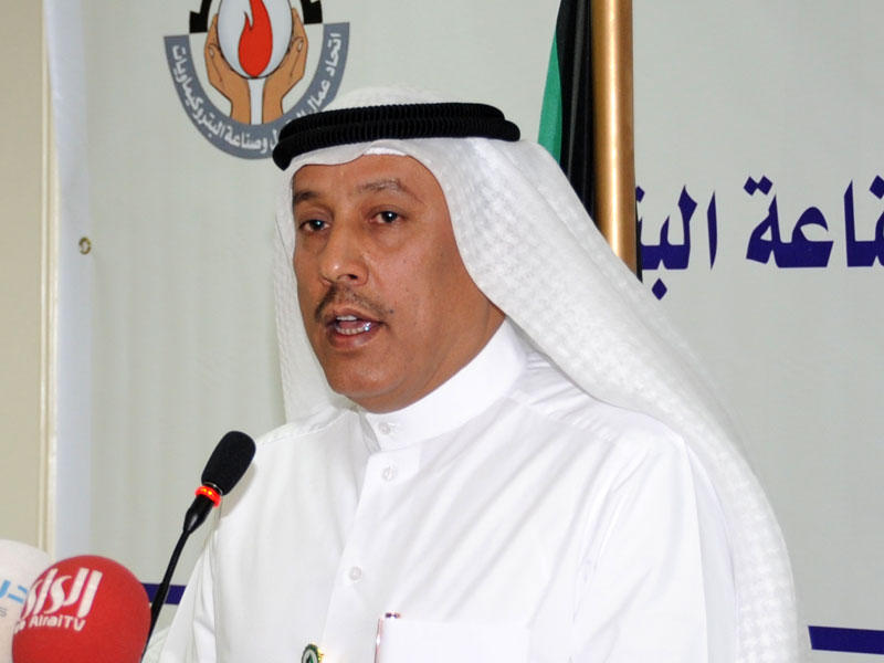  رئيس الاتحاد العام لعمال الكويت، محمد الحضينة