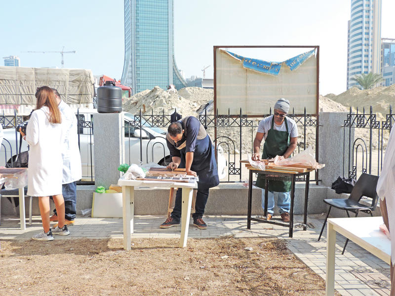 جانب من أعمال الورشة 