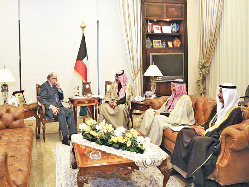 الجارالله مستقبلا سفير ايرلندا 