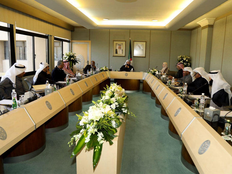 باسل الصباح مترئسا أول اجتماع لمجلس الوكلاء أمس