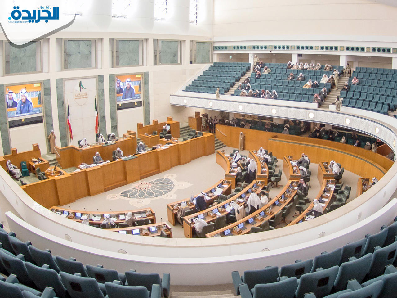 جانب من جلسة مجلس الأمة اليوم