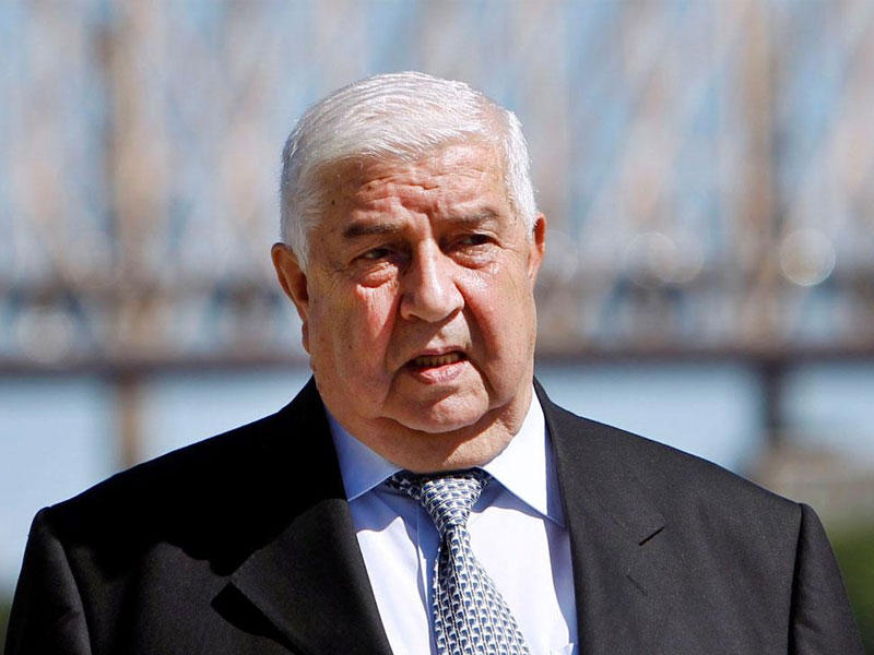 وزير الخارجية السوري وليد المعلم