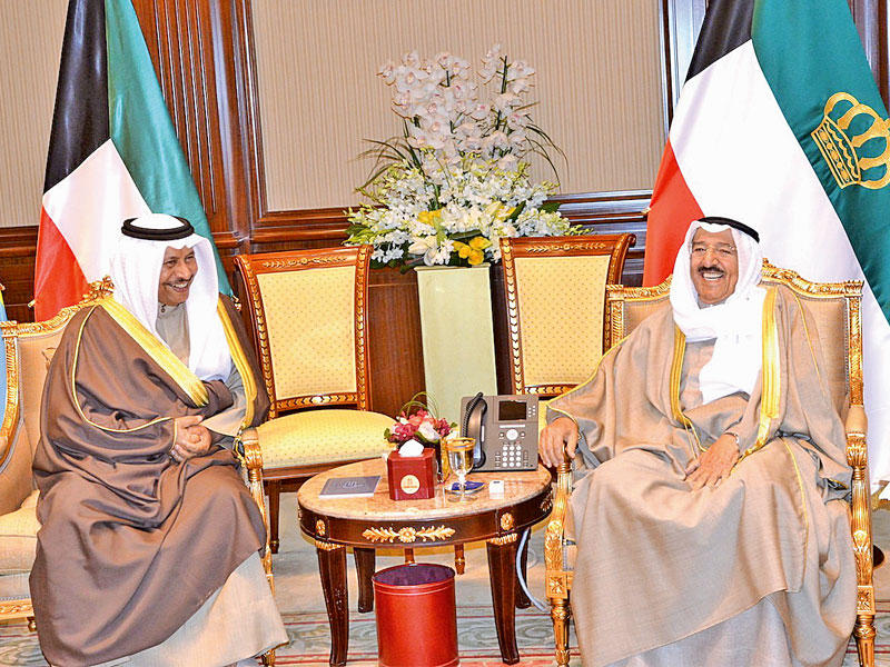 صاحب السمو مستقبلاً جابر المبارك أمسn