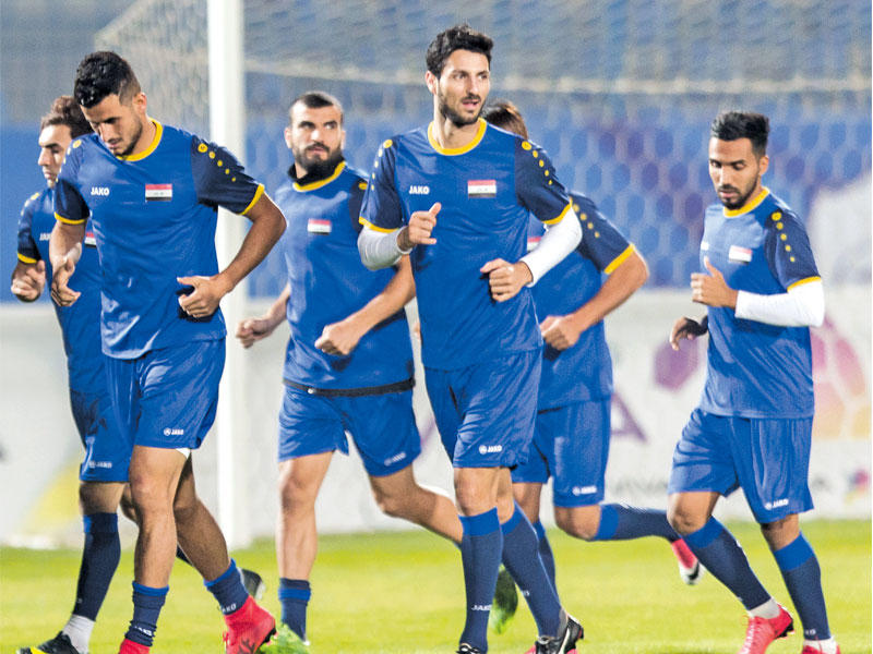 جانب من تدريب المنتخب العراقي