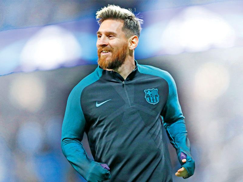 اللاعب ليونيل ميسي