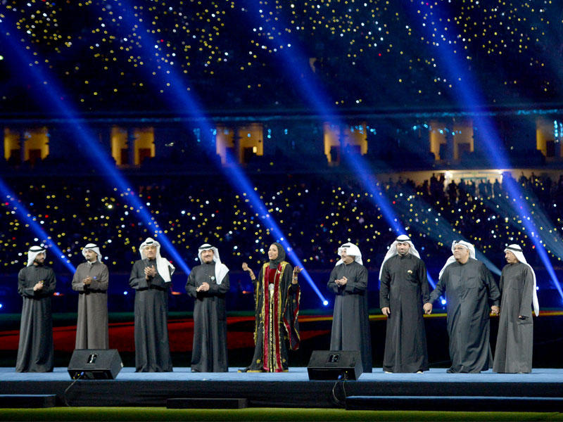 أوبريت «خليجنا للأبد»	 (تصوير نوفل إبراهيم)