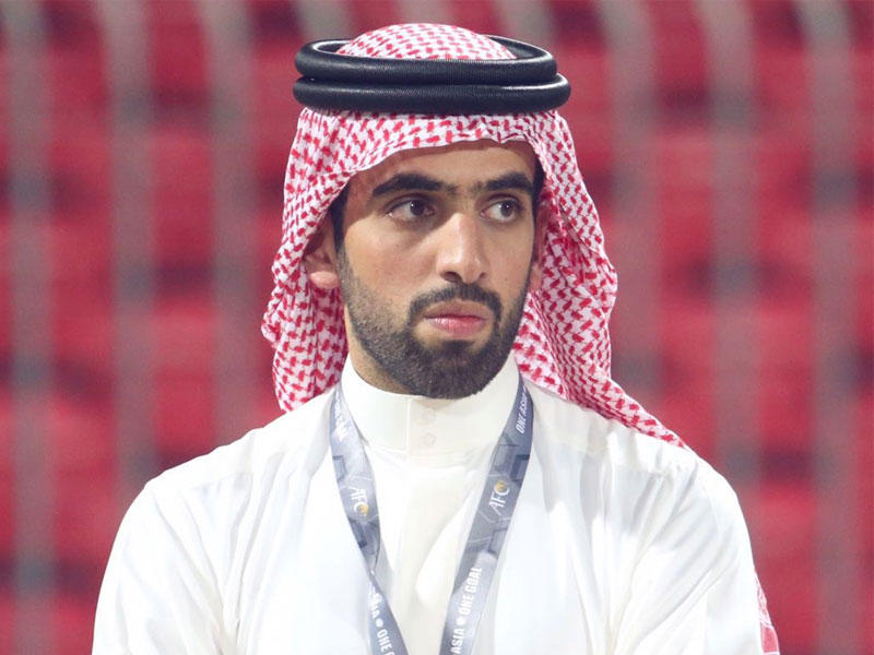  نائب رئيس اتحاد الكرة البحريني للشؤون الفنية  الشيخ خالد بن سلمان آل خليفة