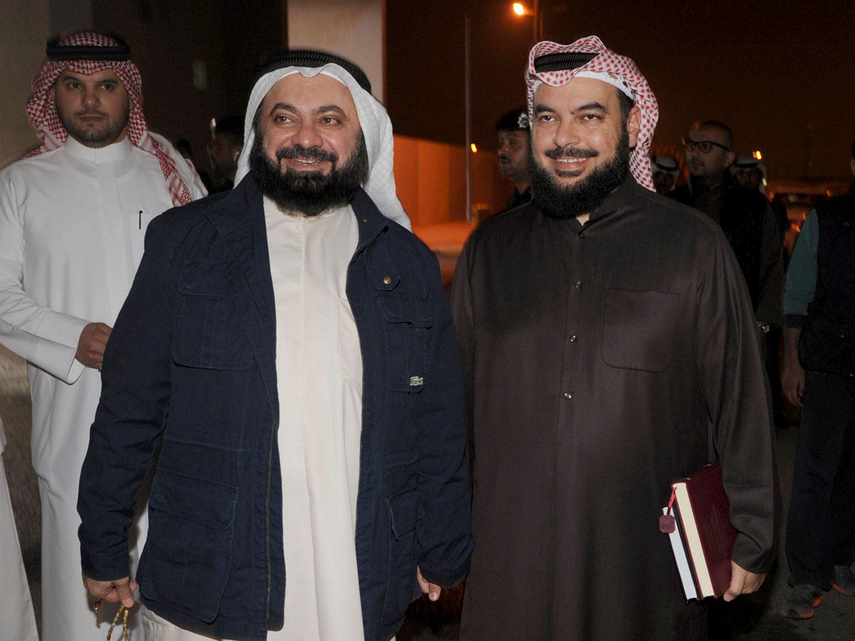  النائبان جمعان الحربش ووليد الطبطبائي