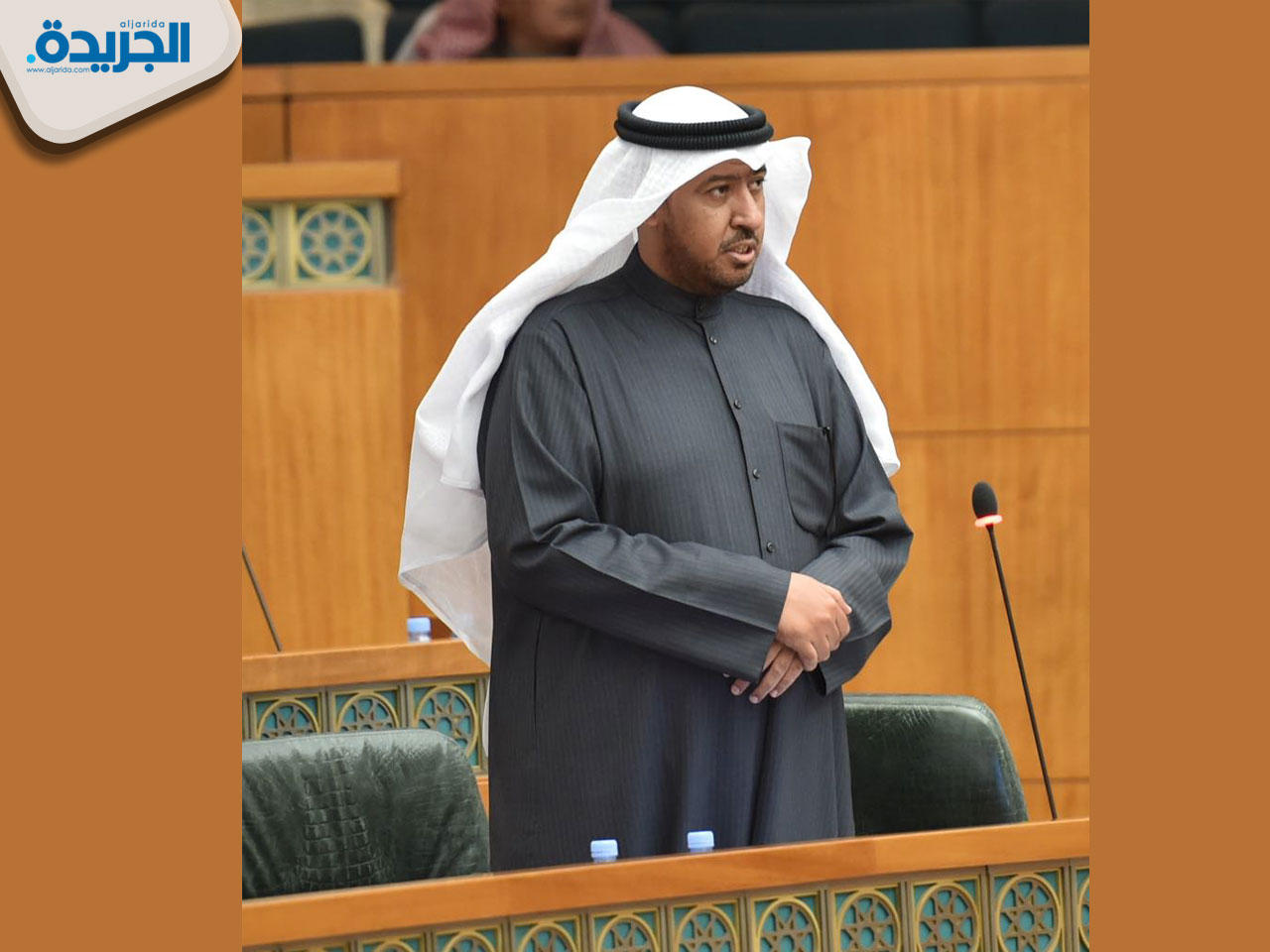 العفاسي أثناء الجلسة