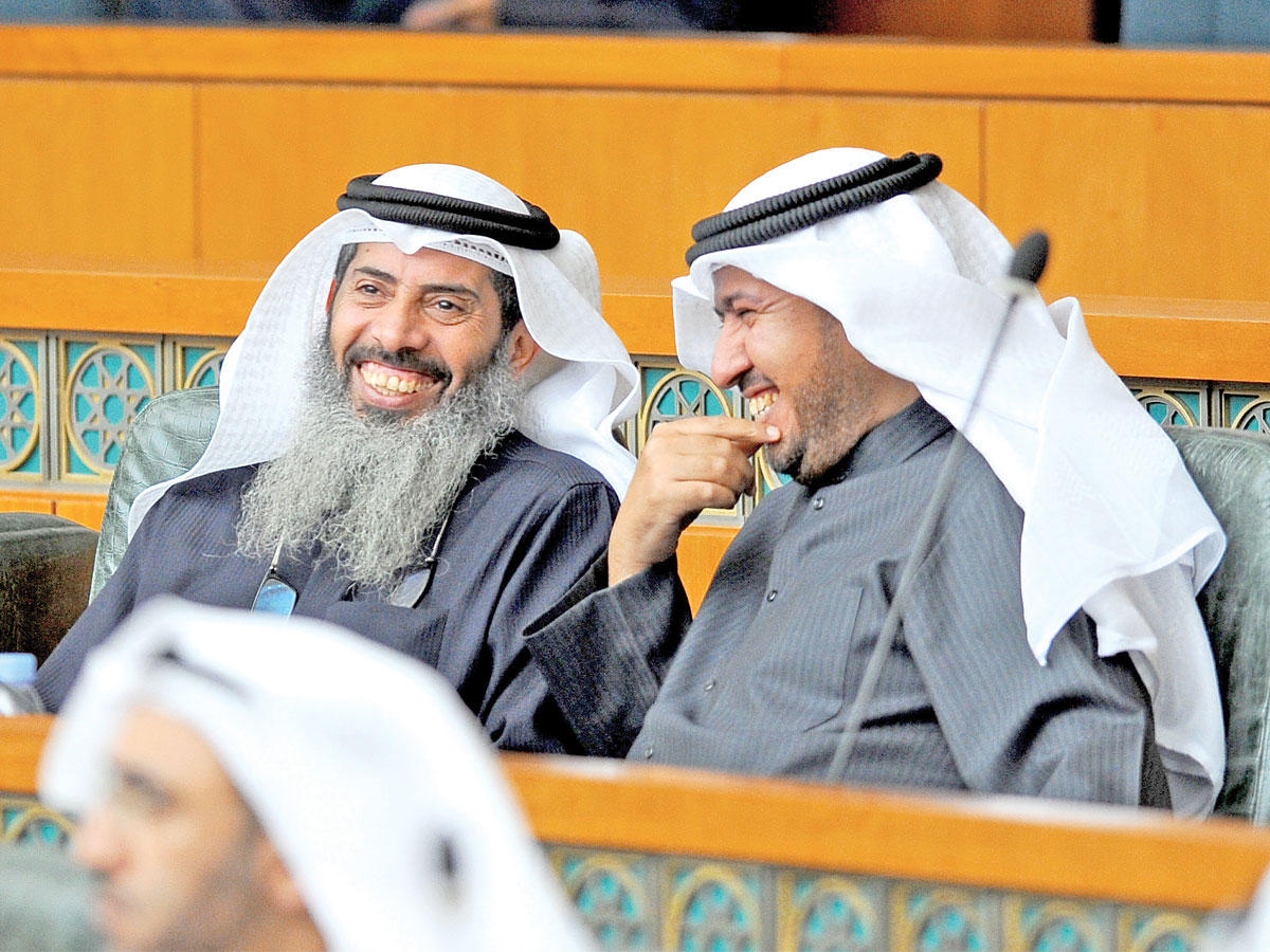 العفاسي والمرداس في ضحكة مشتركة