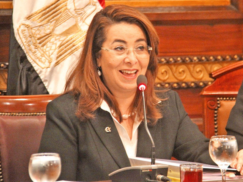 وزيرة التضامن الاجتماعي غادة والي