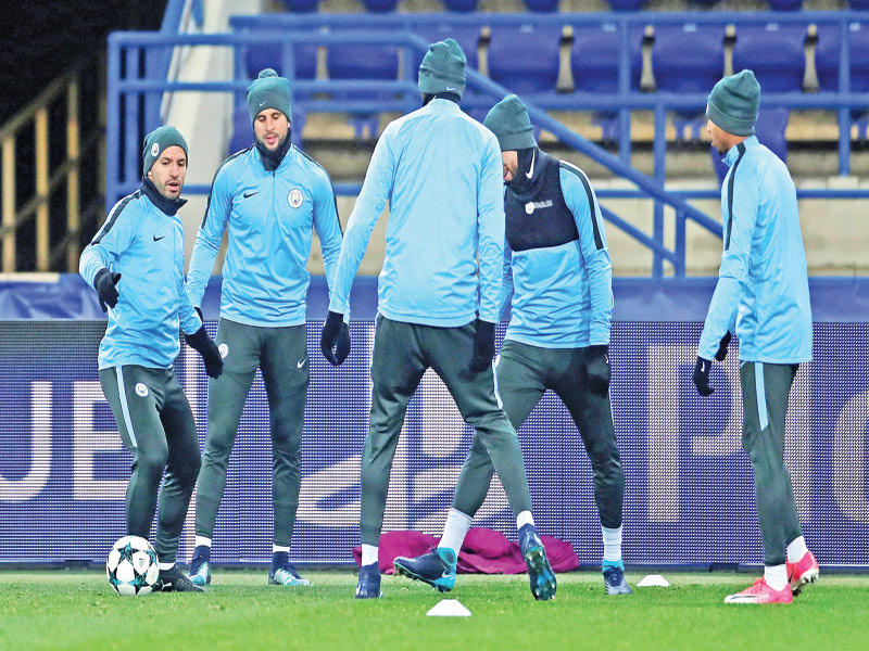 جانب من تدريبات السيتي