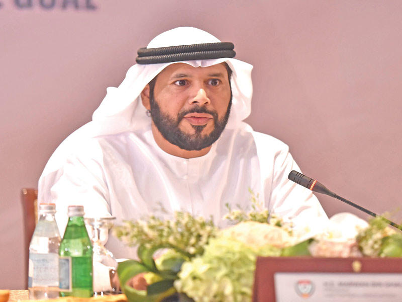  رئيس اتحاد الإمارات لكرة القدم مروان بن غليطة
