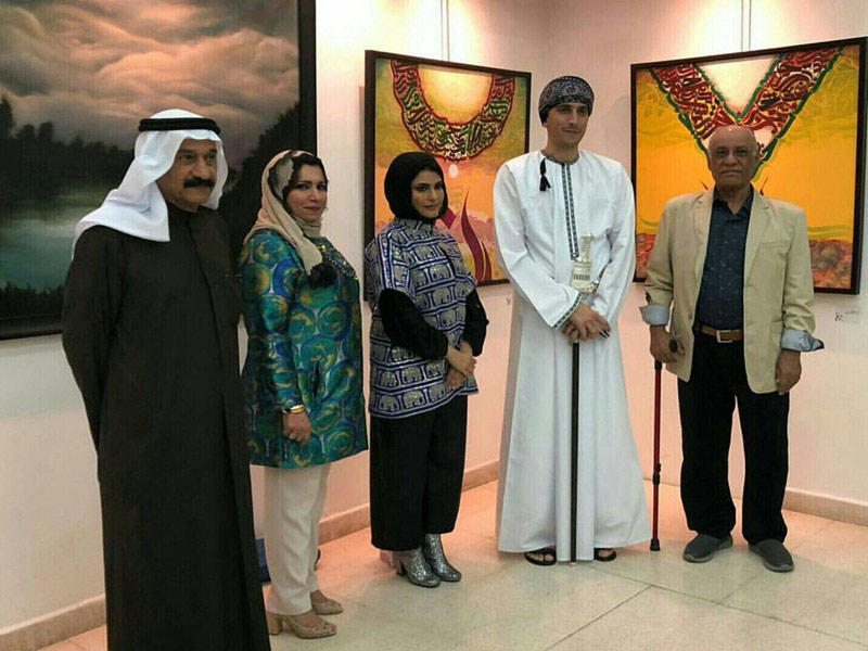 كامل آل سعيد مع فنانين كويتيين