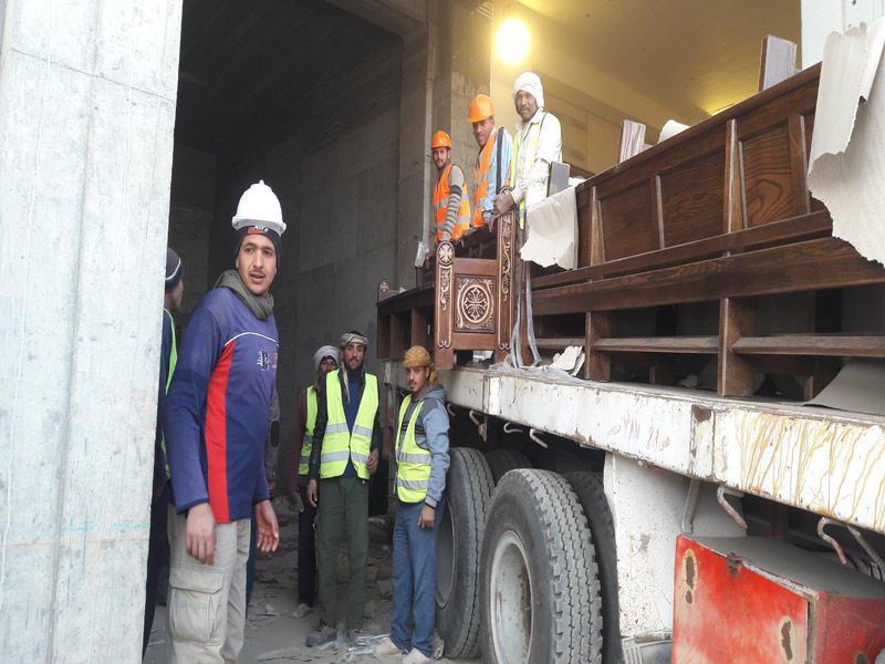 جانب من استعدادات الكنيسة  (الجريدة)