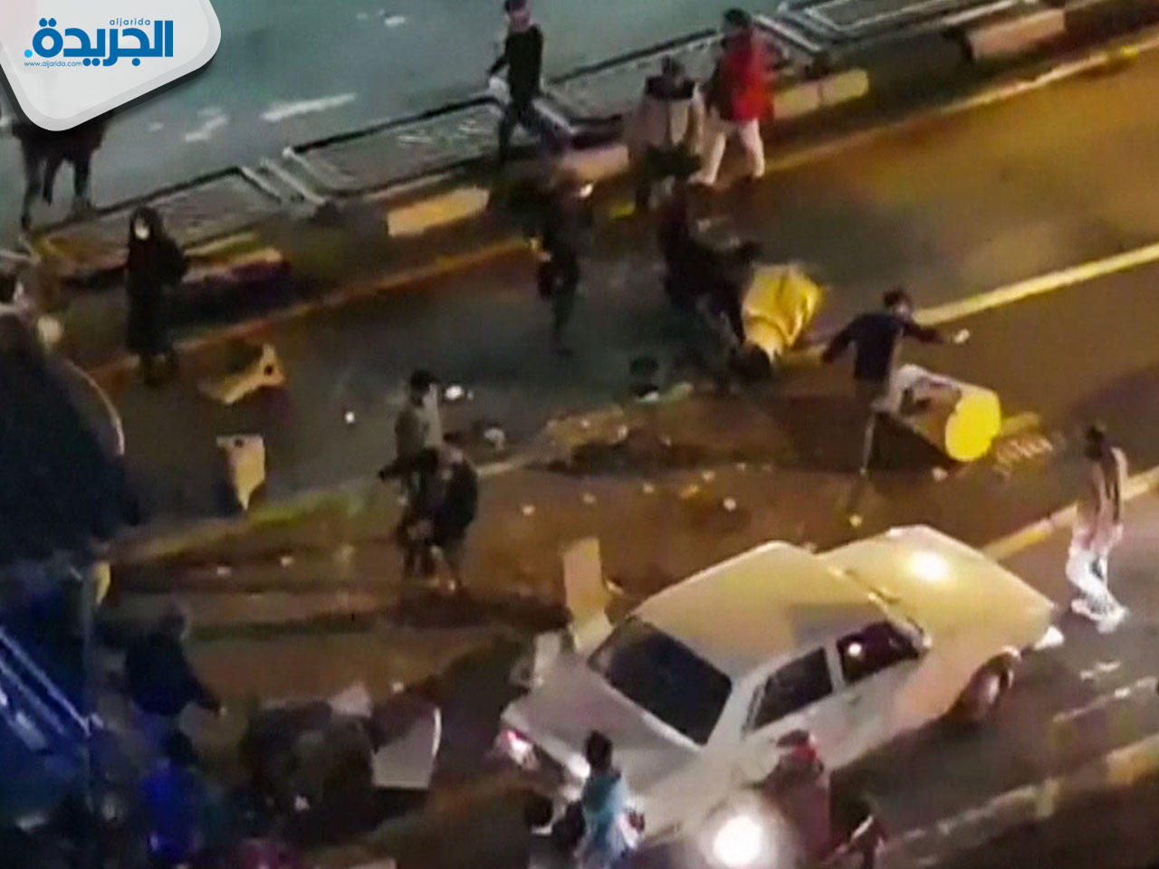 جانب من المظاهرات