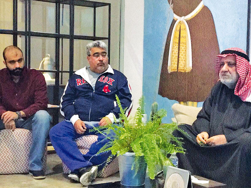 محمد السعيد أثناء إحدى المحاضرات