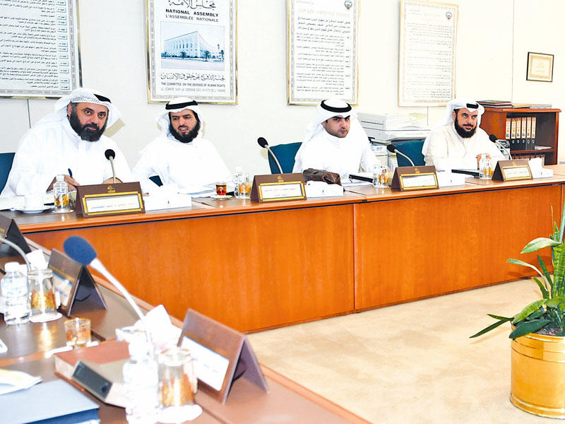 الحربش والطبطبائي في اجتماع سابق للجنة حقوق الإنسان  (أرشيف)