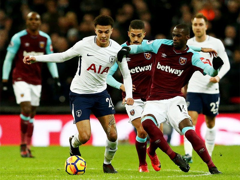 جانب من لقاء توتنهام ووست هام