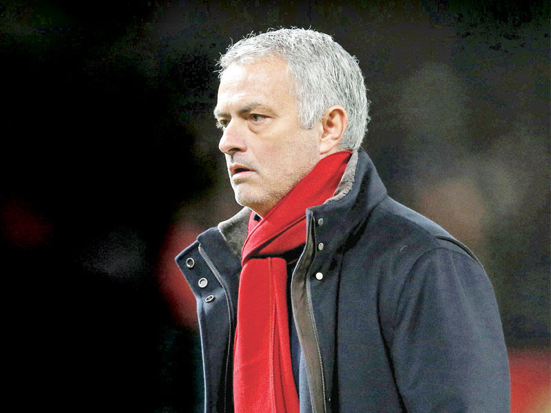  جوزيه مورينيو، مدرب فريق مانشستر يونايتد الانكليزي