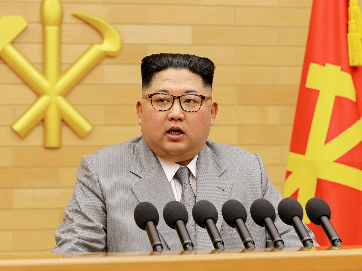 الزعيم الكوري الشمالي كيم جونغ أون