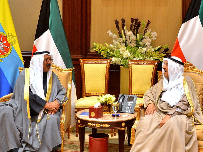 الأمير مستقبلاً النائب الأول أمس