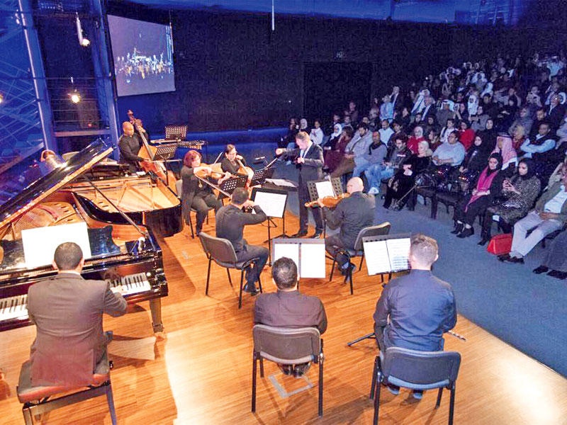 جانب من أمسية شوبان