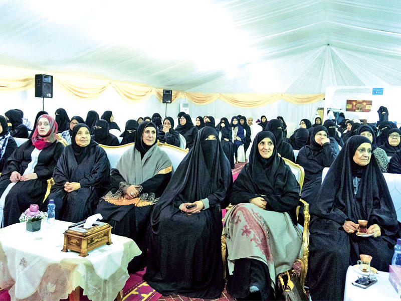 جانب من حضور المخيم الربيعي السنوي