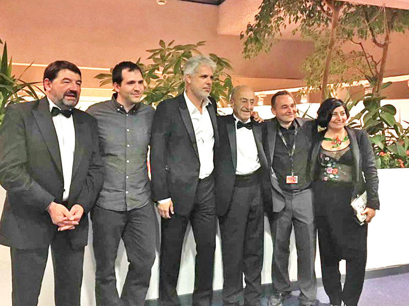 جورج نصر خلال حضوره فعاليات «كان»n