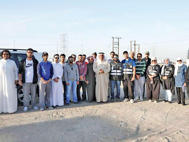 جانب من الجولة الميدانية