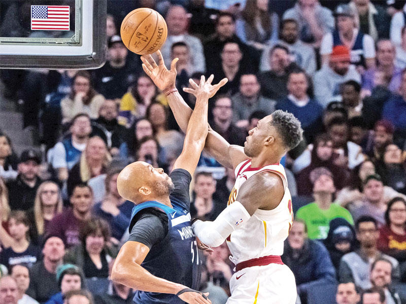 جانب من لقاء كلفلاند ومينيسوتاn