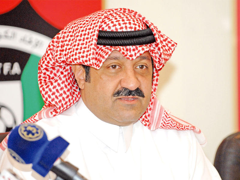  رئيس الاتحاد الكويتي لكرة القدم الشيخ أحمد اليوسف