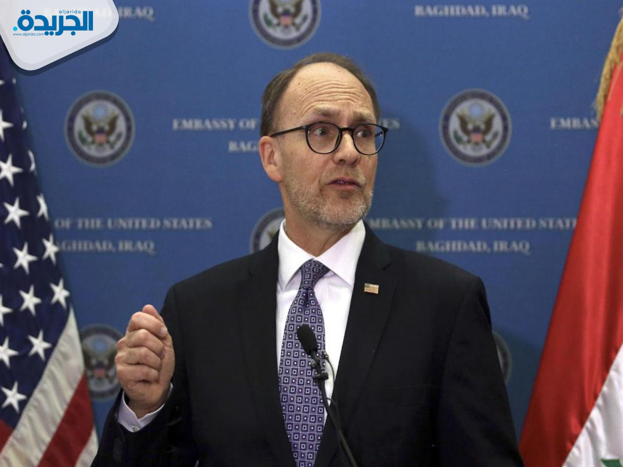 السفير الامريكي لدى العراق دوغلاس سيليمان