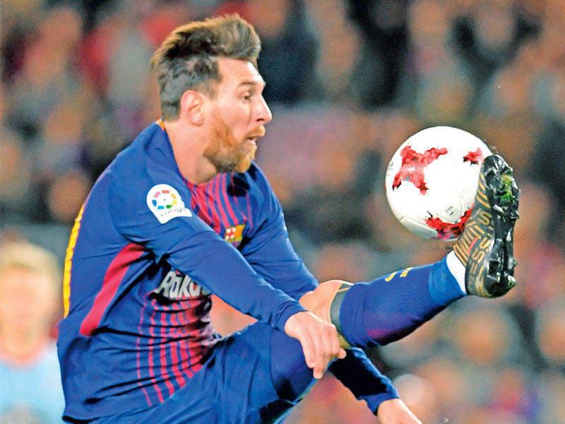 ليونيل ميسي لاعب برشلونة