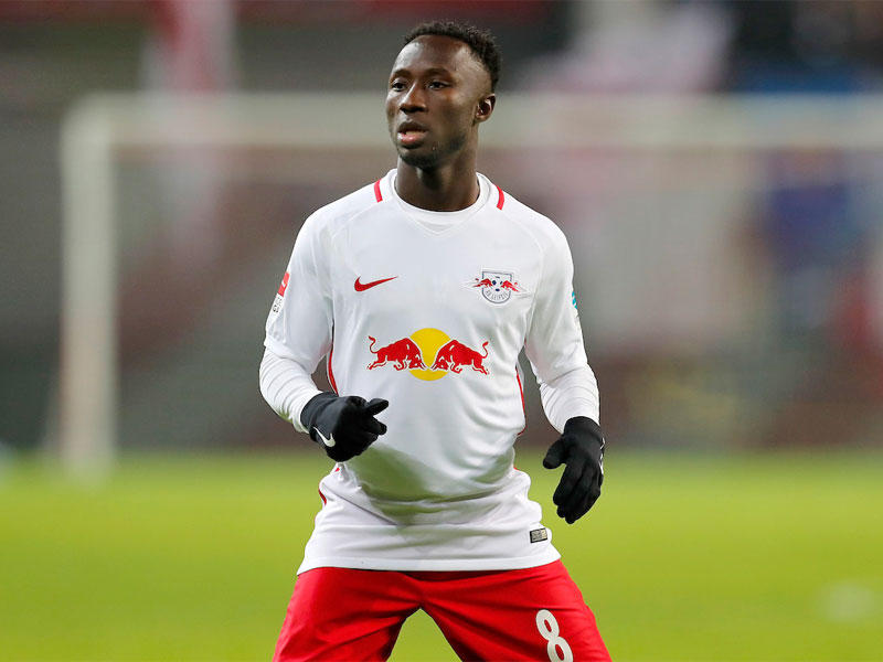 للاعب وسط لايبزيغ الألماني نابي كيتا