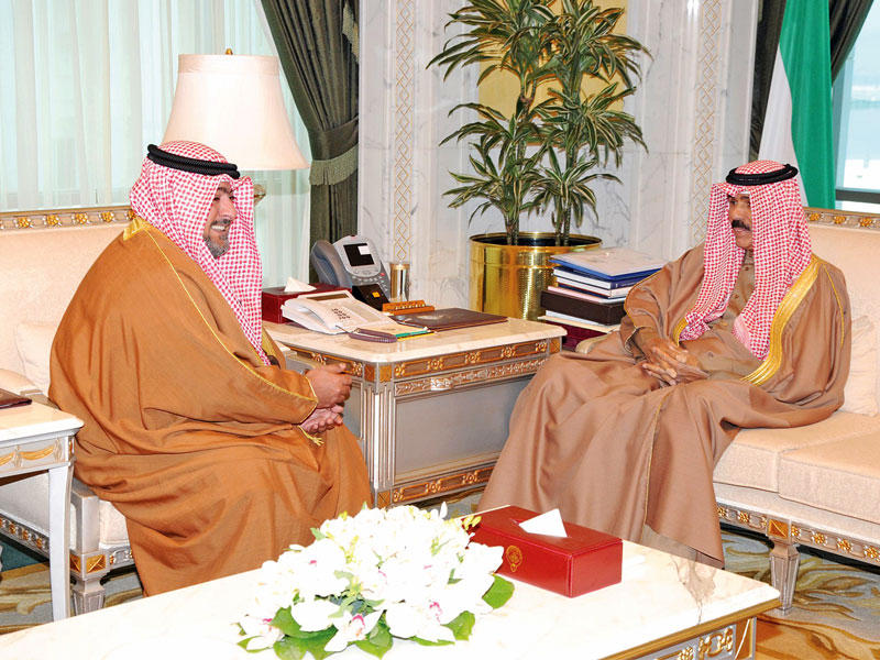 ولي العهد مستقبلاً ثامر العلي أمس