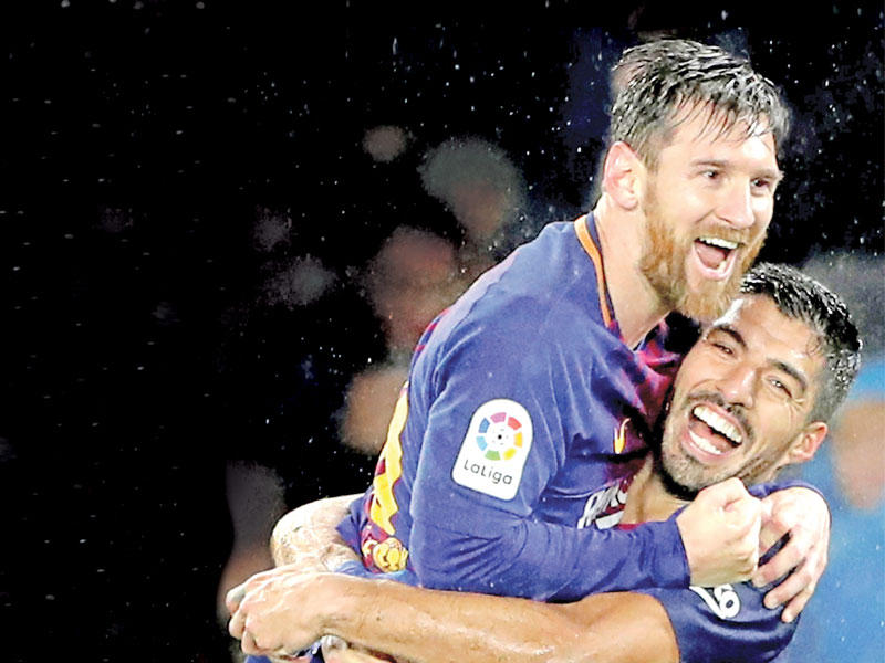 سواريز وميسي