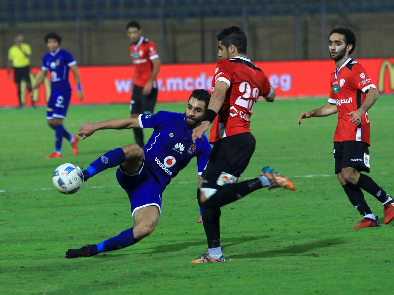 جانب من مباراة الأهلي وطلائع الجيشn