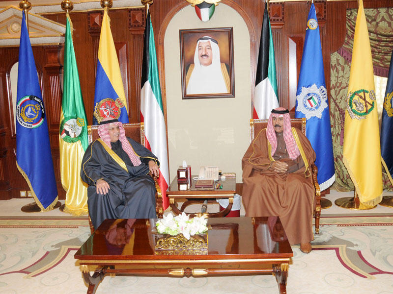 ولي العهد مستقبلاًَ خالد الجراح أمس